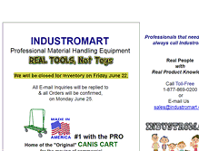 Tablet Screenshot of industromart.com